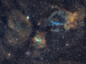 2013__Nathan Brandt__Lobster Claw (Sh2-157, right) and NGC 7635 (center left)