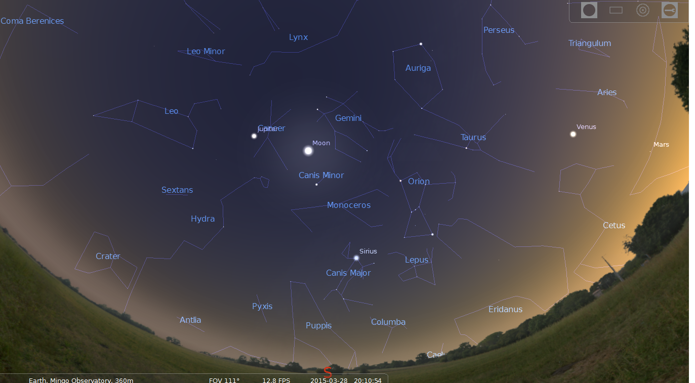 Stellarium web