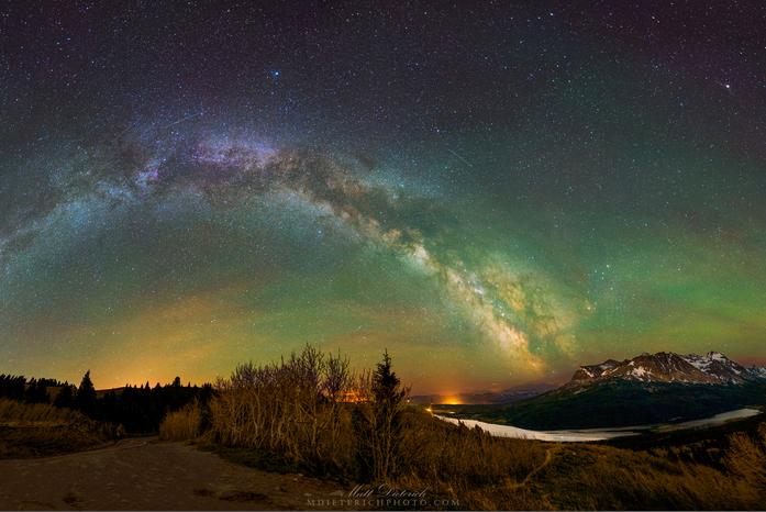 Matt Dieterich Glacier Park Milky Way