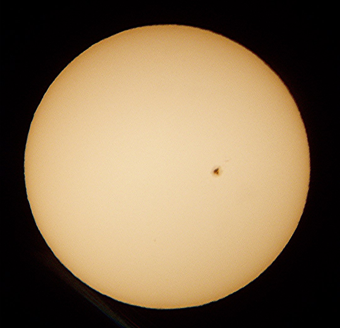 Image Credit: Dan Pedan, Large Sunspot of April 12, 2016, Olympus Digital Camera